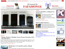 Tablet Screenshot of fafamonge.com